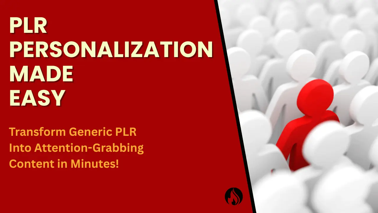 PLR Personalization Made Easy